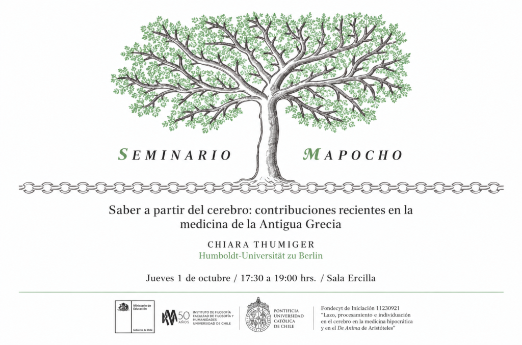 Seminario Mapocho. Solo a partir del cerebro: encefalocentrismo en la medicina de la Antigua Grecia.